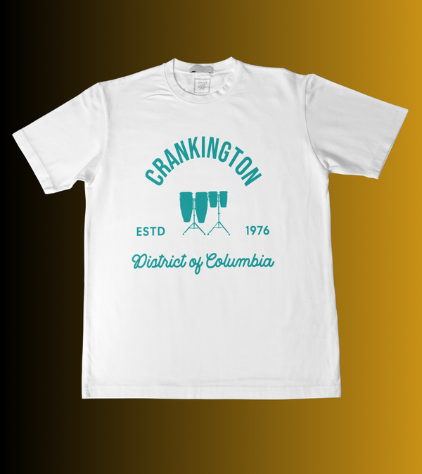 Crankington Crest Teal Heavyweight T shirt