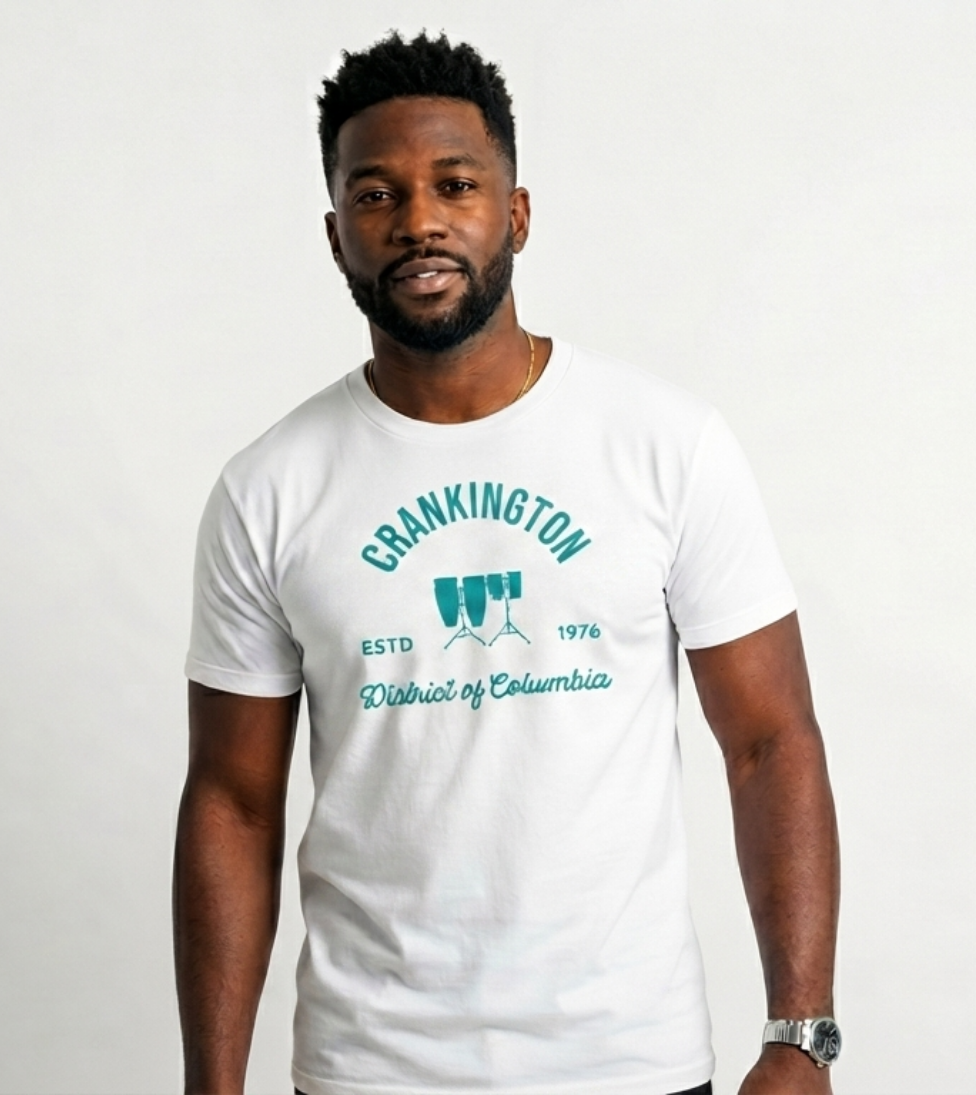 Crankington Crest Teal Heavyweight T shirt