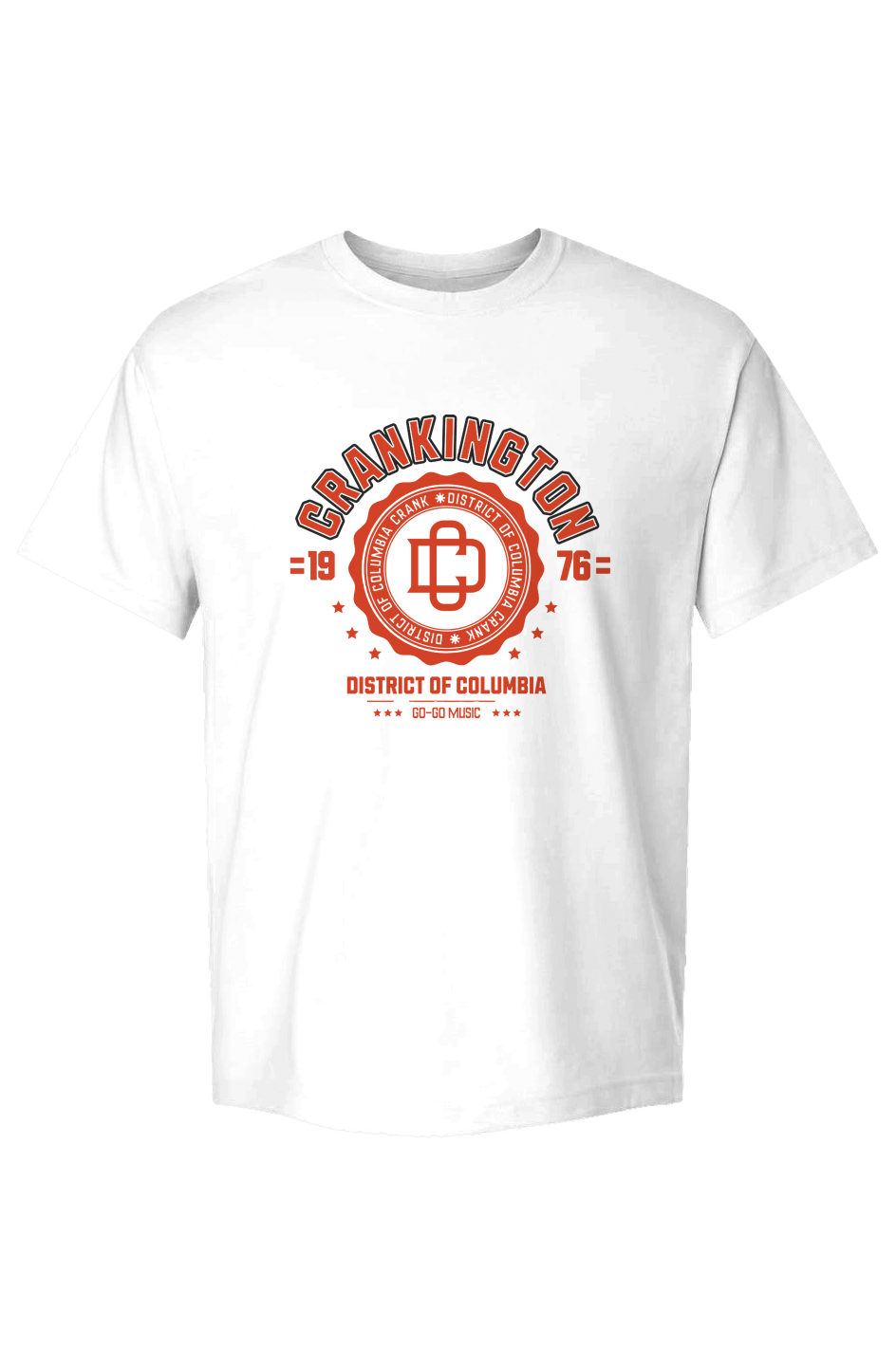 Cranking Crest Red Heavyweight T shirt